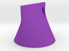 Shape Sorter Circle, Triangle, Square Pendant in Purple Smooth Versatile Plastic