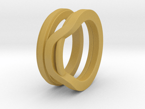 Balem's Ring1 - US-Size 3 (14.05 mm) in Tan Fine Detail Plastic