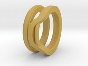 Balem's Ring1 - US-Size 4 (14.86 mm) in Tan Fine Detail Plastic