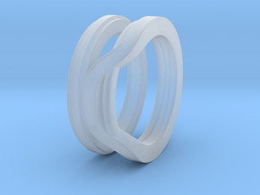 Balem's Ring1 - US-Size 4 (14.86 mm) in Clear Ultra Fine Detail Plastic