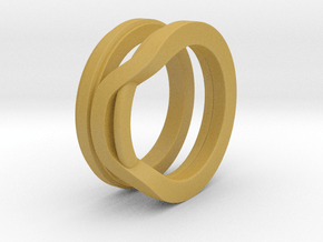 Balem's Ring1 - US-Size 6 (16.51 mm) in Tan Fine Detail Plastic