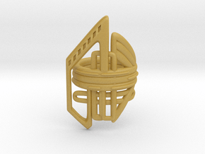 Balem's Ring2 - US-Size 7 (17.35 mm) in Tan Fine Detail Plastic