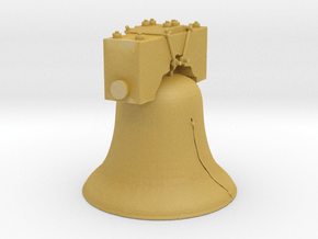 The Liberty Bell in Tan Fine Detail Plastic