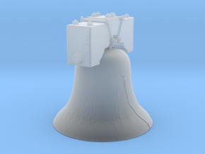 The Liberty Bell in Clear Ultra Fine Detail Plastic