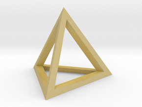 pyramid in Tan Fine Detail Plastic