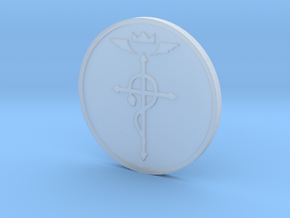Elric Symbol Coin in Clear Ultra Fine Detail Plastic