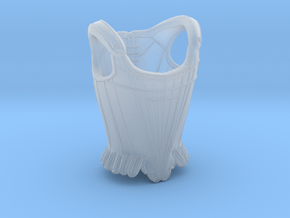Rococo Corset Stays in Clear Ultra Fine Detail Plastic