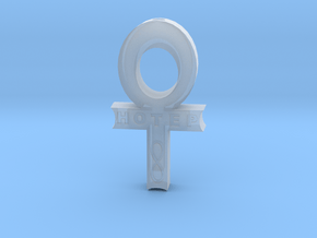 Hollow Hotep Ankh in Clear Ultra Fine Detail Plastic