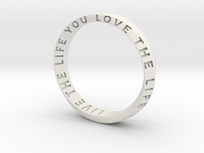  Live The Life You Love - Mobius Ring V2 in Accura Xtreme 200