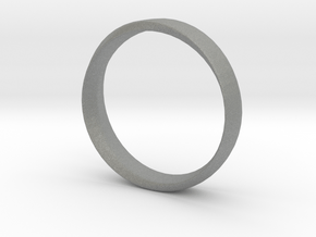 Mobius Ring Plain Size US 9.75 in Gray PA12
