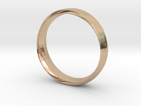 Mobius Ring Plain Size US 9.75 in 9K Rose Gold 