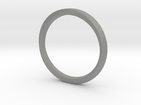 Mobius Ring Plain Size US 3.75 in Gray PA12