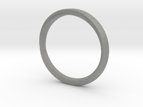 Mobius Ring with Groove Size US 3.75 in Gray PA12