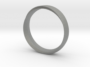 Mobius Ring with Groove Size US 9.75 in Gray PA12