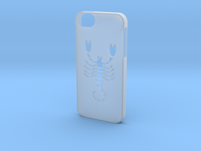 Iphone 5/5s scorpio case in Clear Ultra Fine Detail Plastic