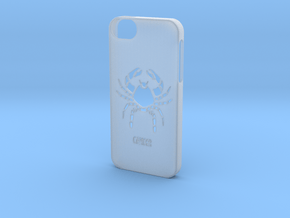 Iphone 5/5s cancer case in Clear Ultra Fine Detail Plastic