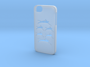 Iphone 5/5s swimming case in Clear Ultra Fine Detail Plastic