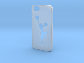 Iphone 5/5s  cheerleader case  in Clear Ultra Fine Detail Plastic