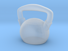 Kettlebell  - Made of Steel in Clear Ultra Fine Detail Plastic