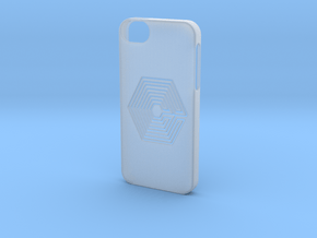 Iphone 5/5s labyrinth case in Clear Ultra Fine Detail Plastic