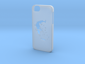 Iphone 5/5s Greece case  in Clear Ultra Fine Detail Plastic