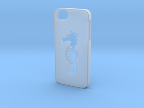 Iphone 5/5s hippocampus case in Clear Ultra Fine Detail Plastic