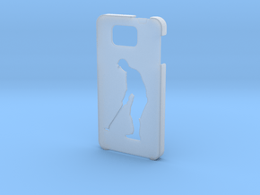 Samsung Galaxy Alpha Golf case in Clear Ultra Fine Detail Plastic