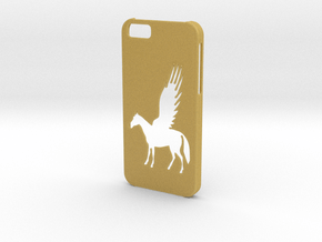 Iphone 6 Pegasus case in Tan Fine Detail Plastic