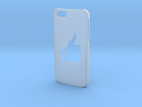 Iphone 6 Thumbs up case in Clear Ultra Fine Detail Plastic