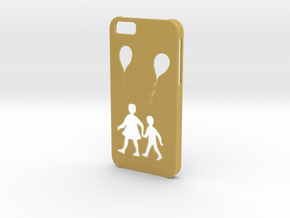 Iphone 6 Balloon case in Tan Fine Detail Plastic