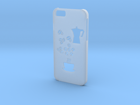 Iphone 6 Coffee case in Clear Ultra Fine Detail Plastic