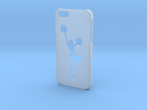 Iphone 6 Cheerleader case in Clear Ultra Fine Detail Plastic
