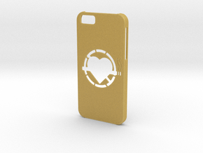 Iphone 6 No smoking case in Tan Fine Detail Plastic