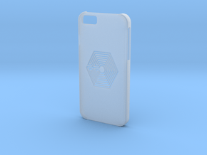 Iphone 6 Labyrinth case in Clear Ultra Fine Detail Plastic