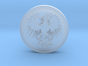 Resident Evil 2: Eagle medal in Clear Ultra Fine Detail Plastic