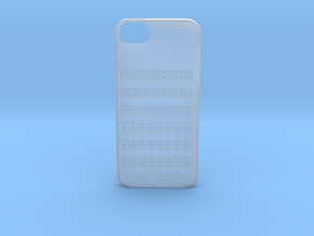 Iphone 5/5s geometry case in Clear Ultra Fine Detail Plastic