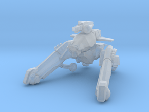 Dorgas Type-D mech, wheeled roller variant 15mm sc in Clear Ultra Fine Detail Plastic
