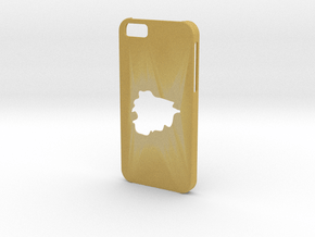 Iphone 6 Case Andorra in Tan Fine Detail Plastic