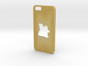 Iphone 6 Case Angola in Tan Fine Detail Plastic