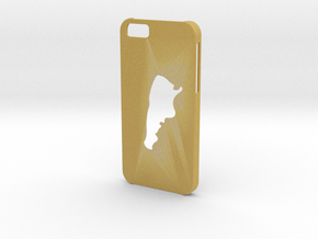 Iphone 6 Argentina case in Tan Fine Detail Plastic