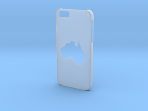 Iphone 6 Australia Case in Clear Ultra Fine Detail Plastic
