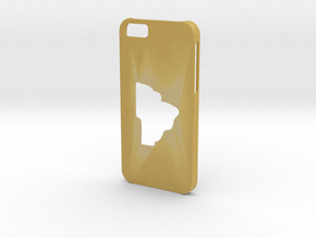 Iphone 6 Brazil Case in Tan Fine Detail Plastic
