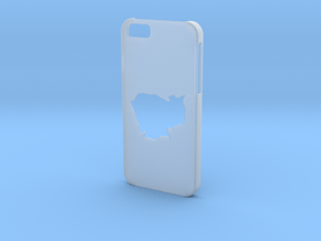 Iphone 6 Cambodia Case in Clear Ultra Fine Detail Plastic