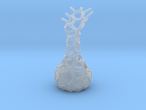 Voronoi Vase in Clear Ultra Fine Detail Plastic