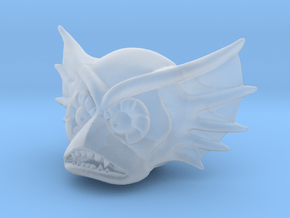Merman Head VINTAGE in Clear Ultra Fine Detail Plastic