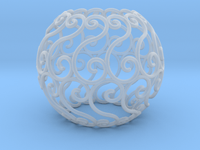 Celtic sphere (4,13)  v1.2 in Clear Ultra Fine Detail Plastic
