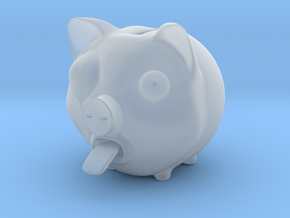 Piggy Banker in Clear Ultra Fine Detail Plastic