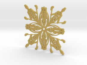 Doctor Who: Eleventh Doctor Snowflake in Tan Fine Detail Plastic