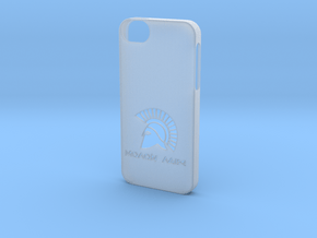 iPhone 5/5s Case Molon Lave in Clear Ultra Fine Detail Plastic