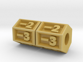 Magic:The Gathering ±3/±3 Counter in Tan Fine Detail Plastic